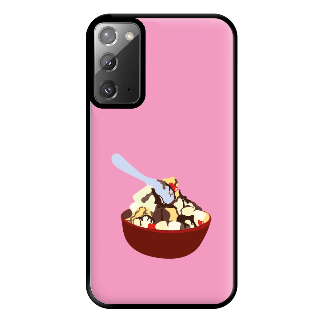 Bowl Of Ice Cream Phone Case for Galaxy Note 20 Ultra