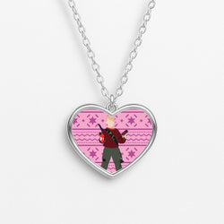 Kevin And Hairdryers Heart Necklace