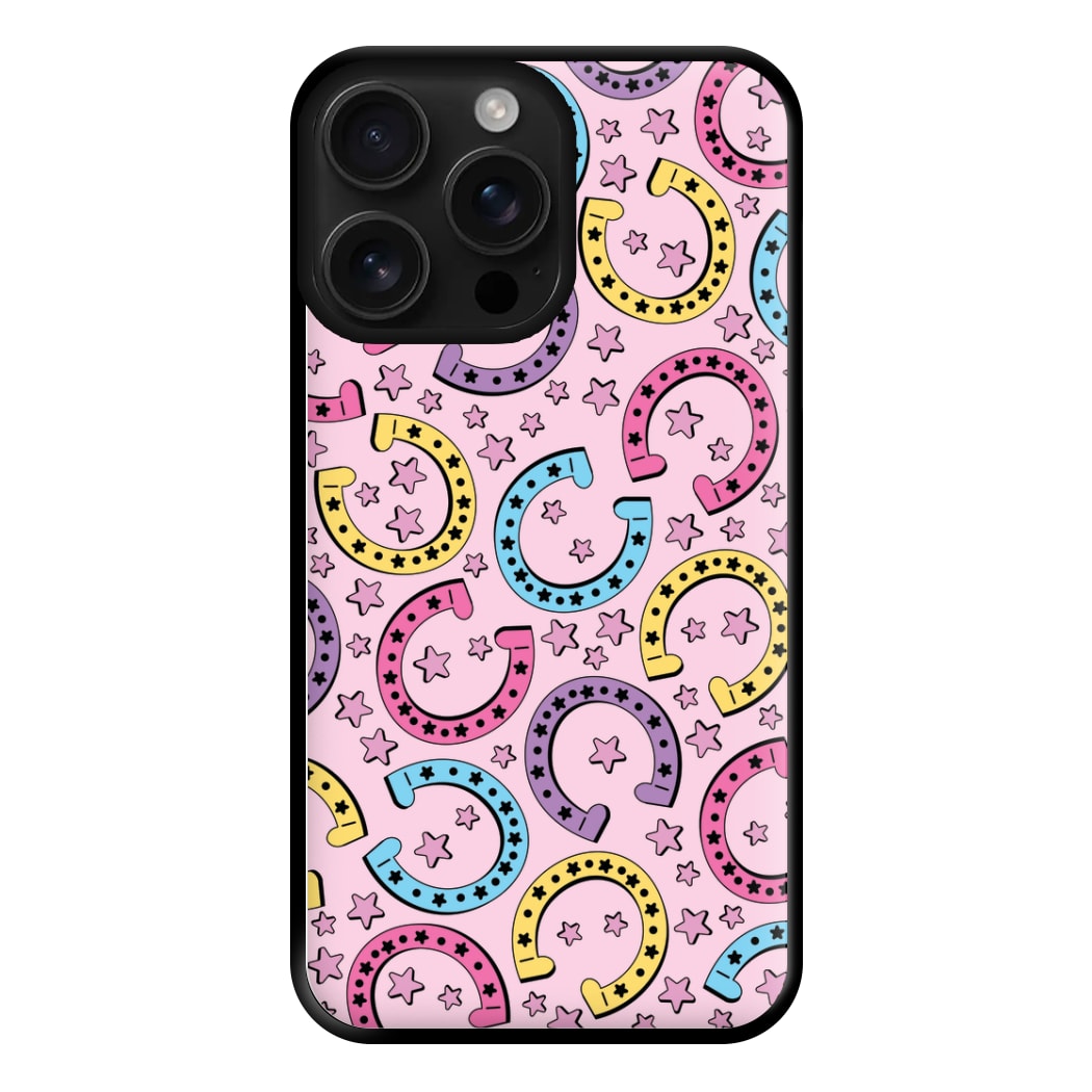 Horseshoe Pattern - Horses Phone Case for iPhone 16 Pro Max