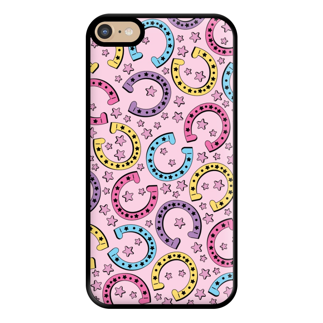 Horseshoe Pattern - Horses Phone Case for iPhone 6 Plus / 7 Plus / 8 Plus