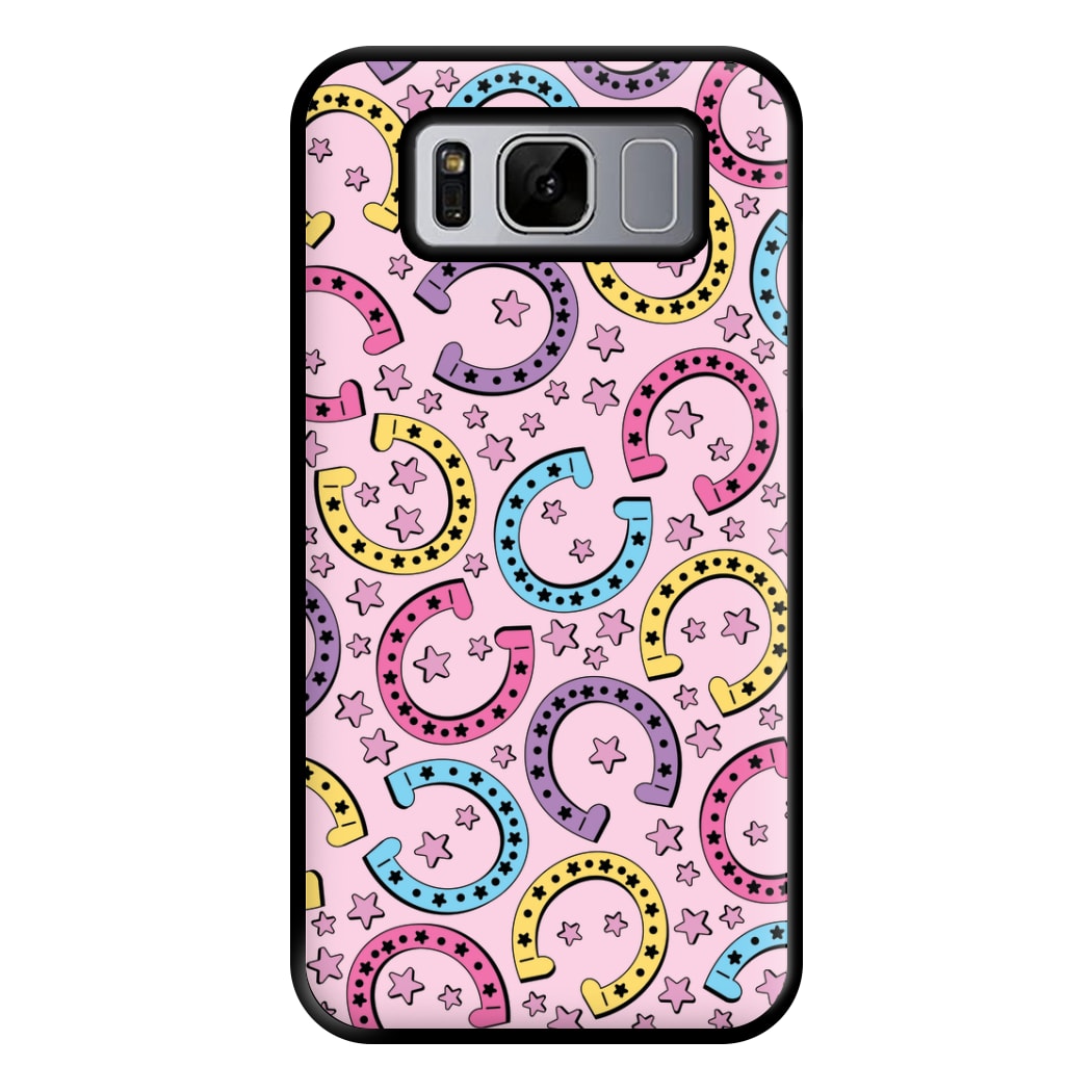 Horseshoe Pattern - Horses Phone Case for Galaxy S8 Plus