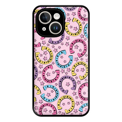 Horseshoe Pattern - Horses Phone Case for iPhone 14 Plus