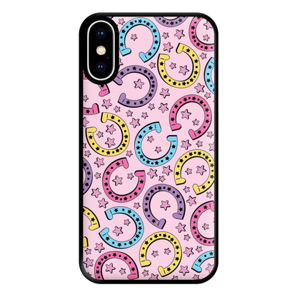 Horseshoe Pattern - Horses Phone Case for iPhone XS Max