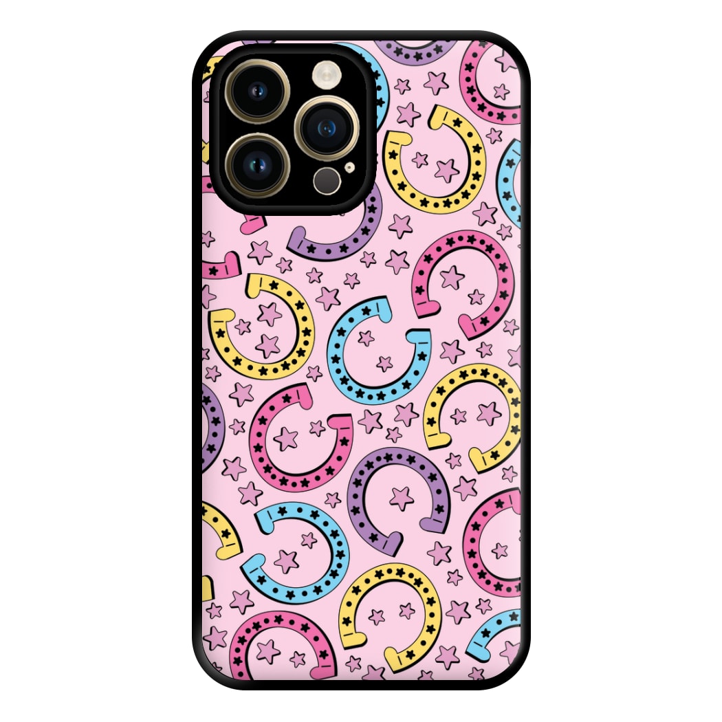 Horseshoe Pattern - Horses Phone Case for iPhone 14 Pro Max