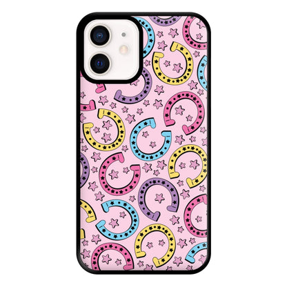 Horseshoe Pattern - Horses Phone Case for iPhone 12 Mini