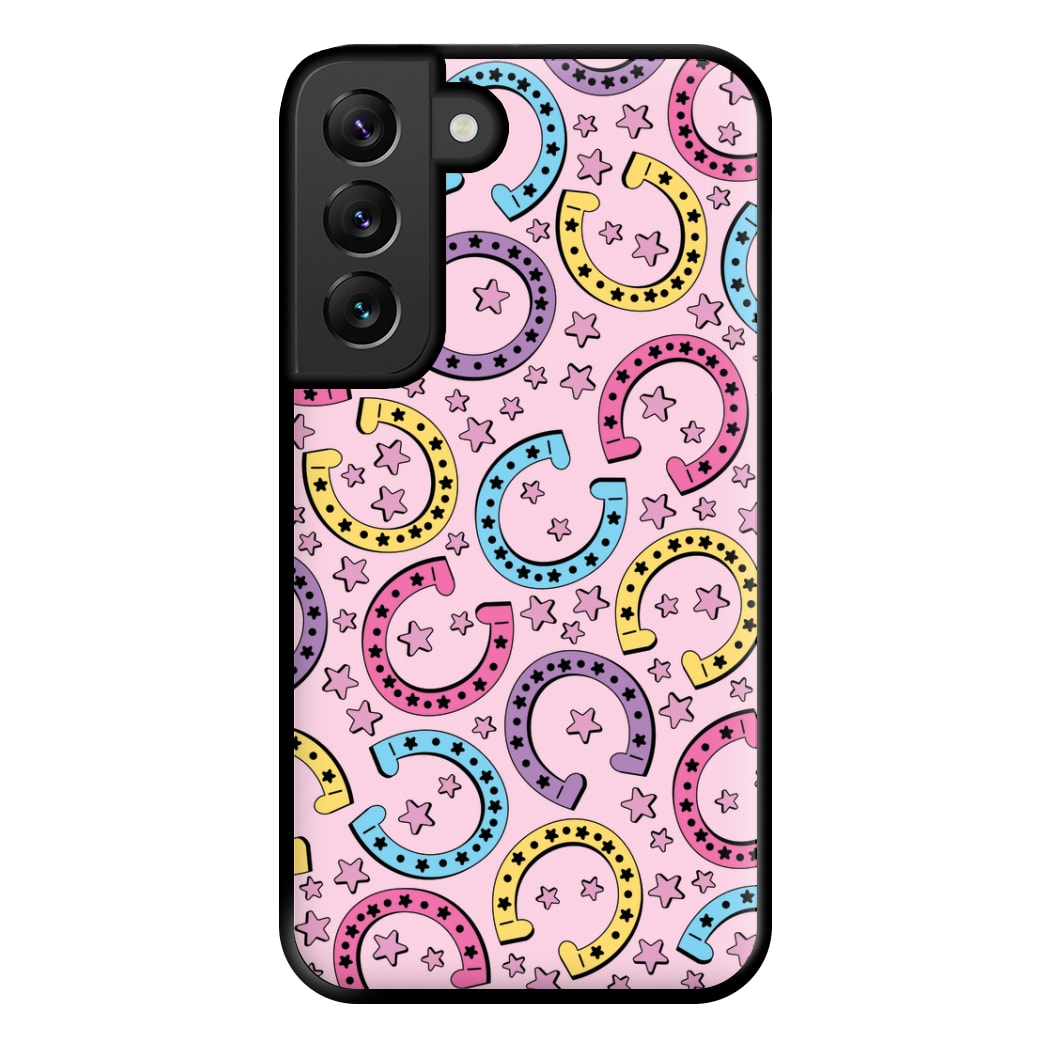 Horseshoe Pattern - Horses Phone Case for Galaxy S22 Plus