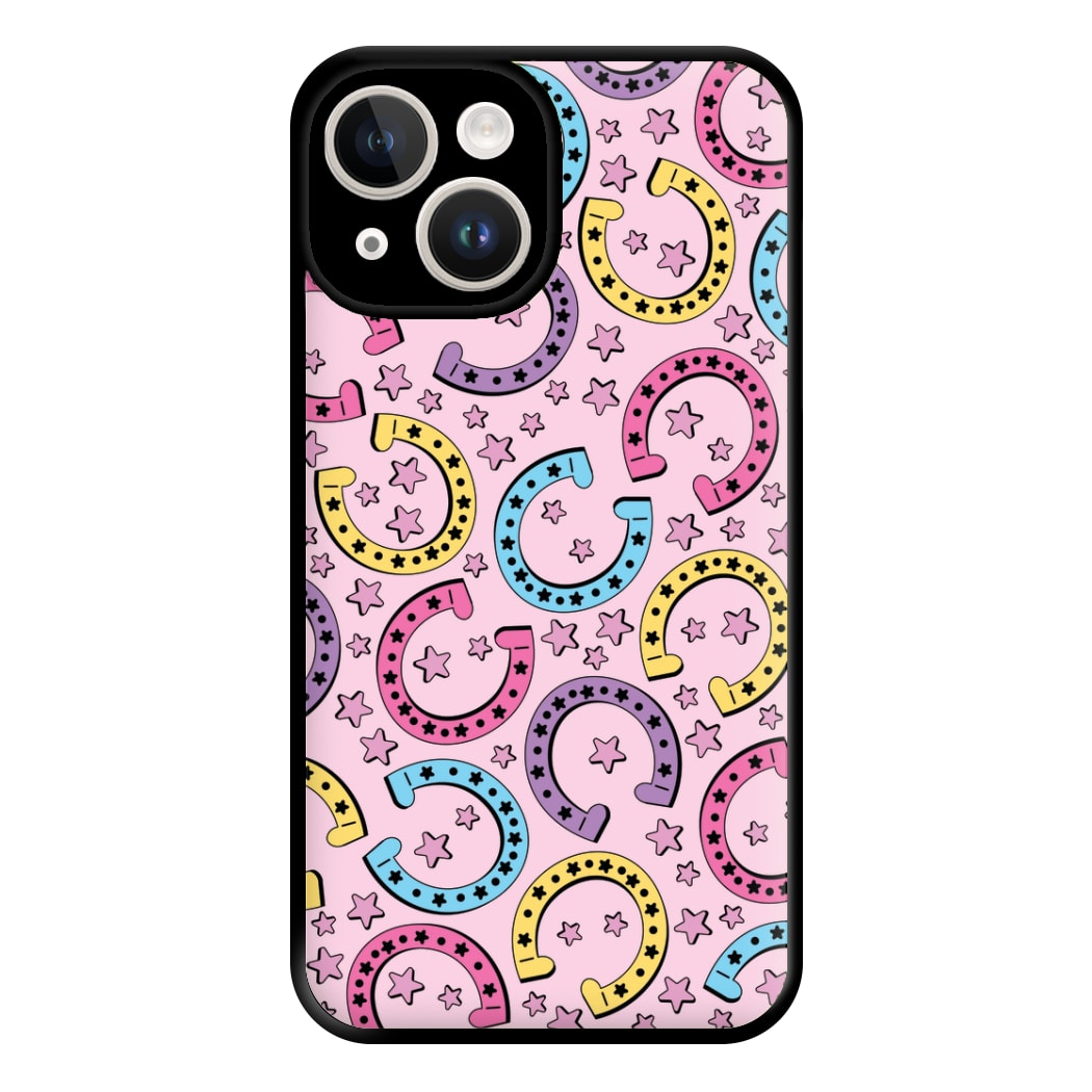 Horseshoe Pattern - Horses Phone Case for iPhone 14