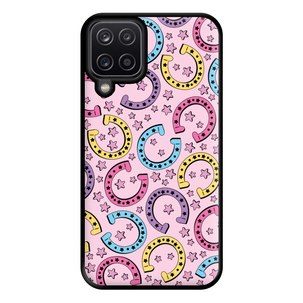 Horseshoe Pattern - Horses Phone Case for Galaxy A12