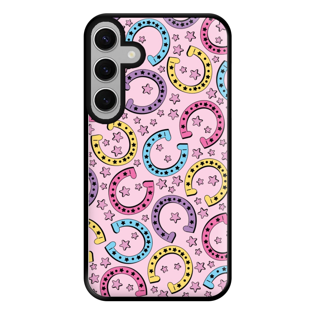 Horseshoe Pattern - Horses Phone Case for Galaxy S24FE