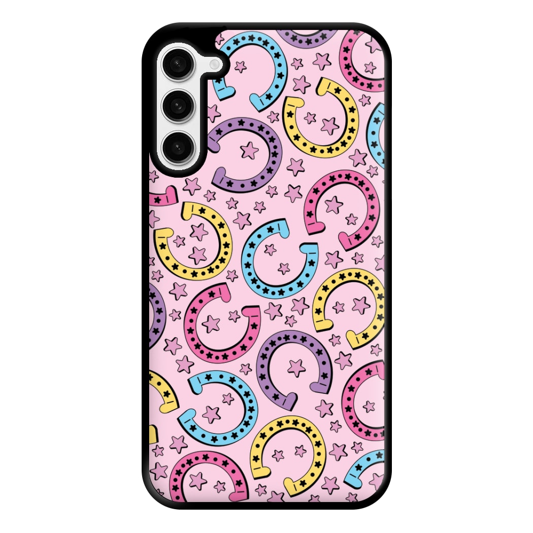 Horseshoe Pattern - Horses Phone Case for Galaxy S23 Plus