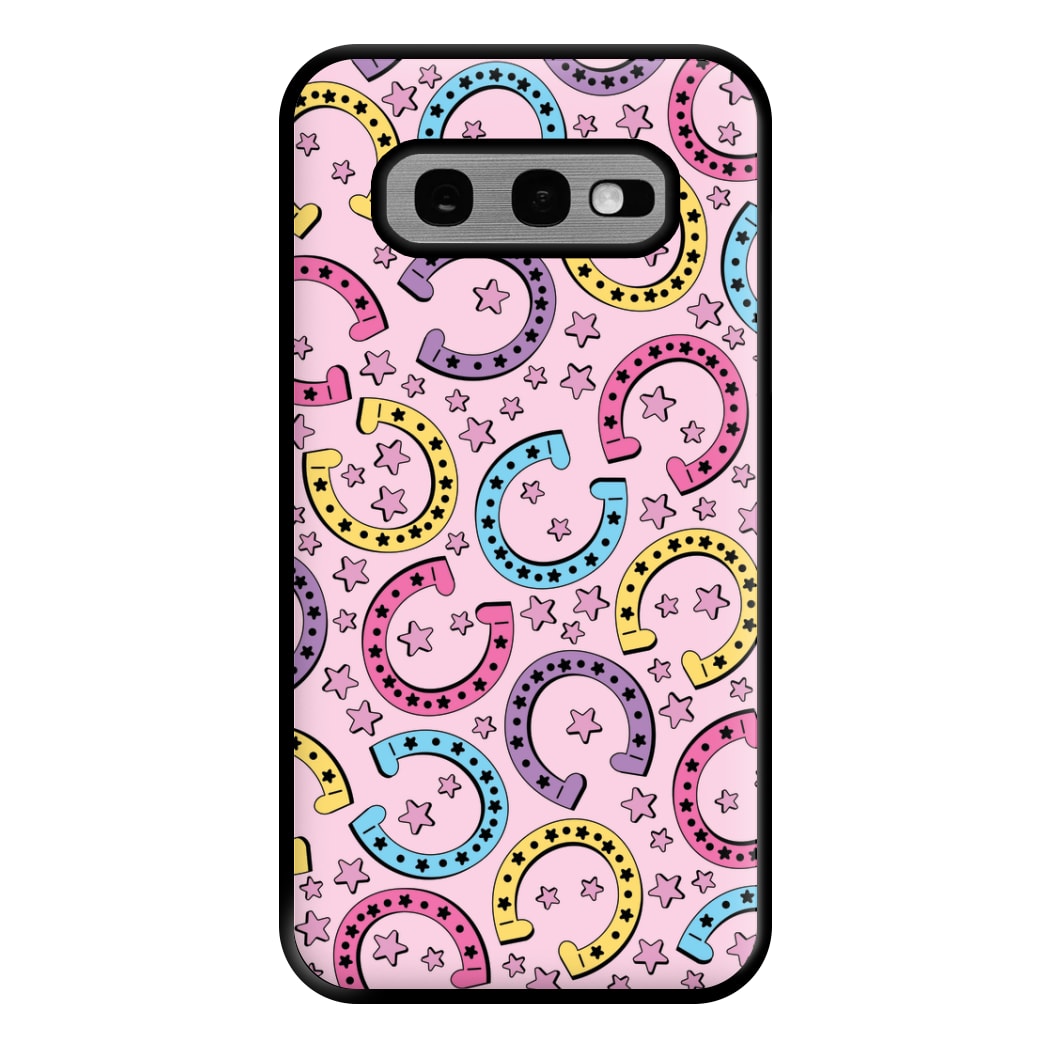 Horseshoe Pattern - Horses Phone Case for Galaxy S10e