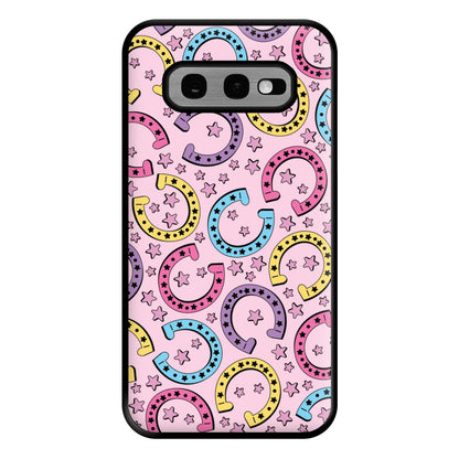 Horseshoe Pattern - Horses Phone Case for Galaxy S10e