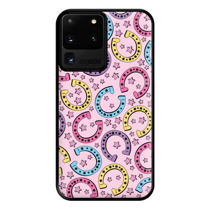 Horseshoe Pattern - Horses Phone Case for Galaxy S20 Ultra