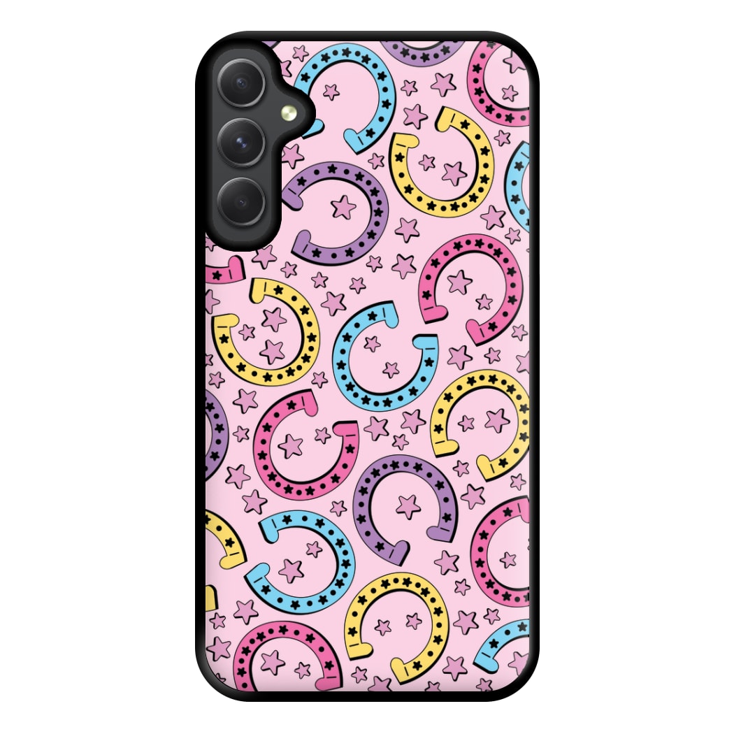 Horseshoe Pattern - Horses Phone Case for Galaxy A14