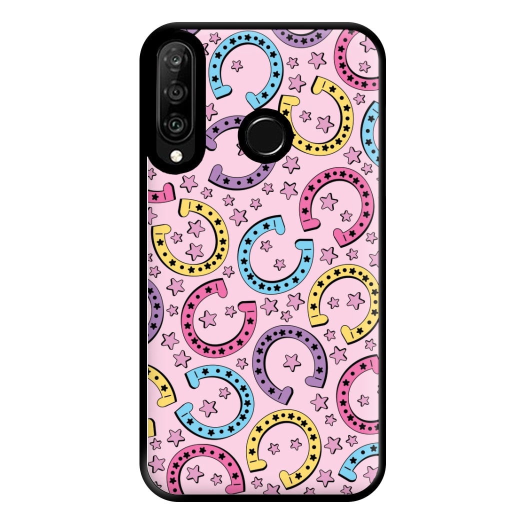 Horseshoe Pattern - Horses Phone Case for Huawei P30 Lite