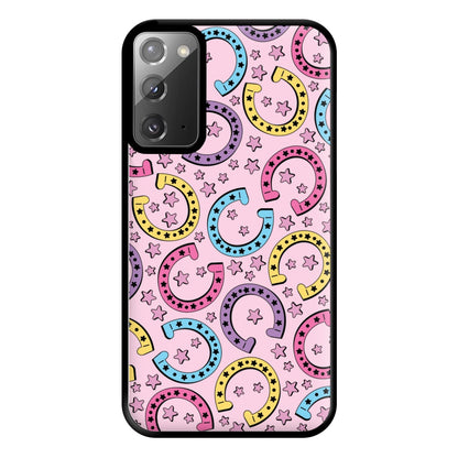 Horseshoe Pattern - Horses Phone Case for Galaxy Note 20 Ultra