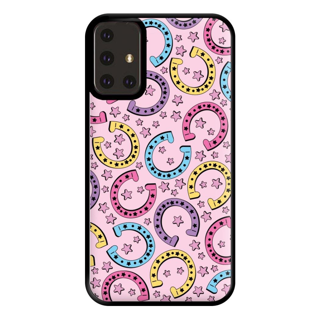 Horseshoe Pattern - Horses Phone Case for Galaxy A71