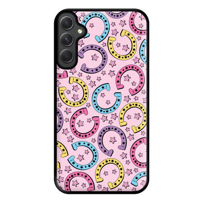 Horseshoe Pattern - Horses Phone Case for Galaxy A34