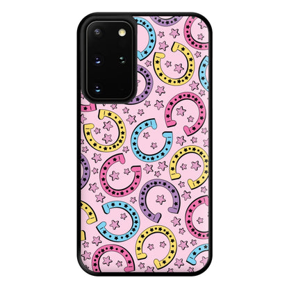 Horseshoe Pattern - Horses Phone Case for Galaxy S20 Plus