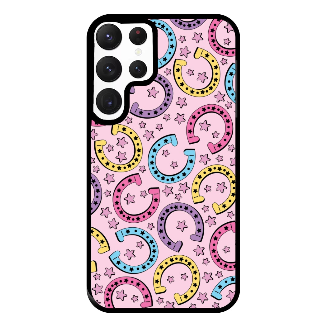 Horseshoe Pattern - Horses Phone Case for Galaxy S22 Ultra