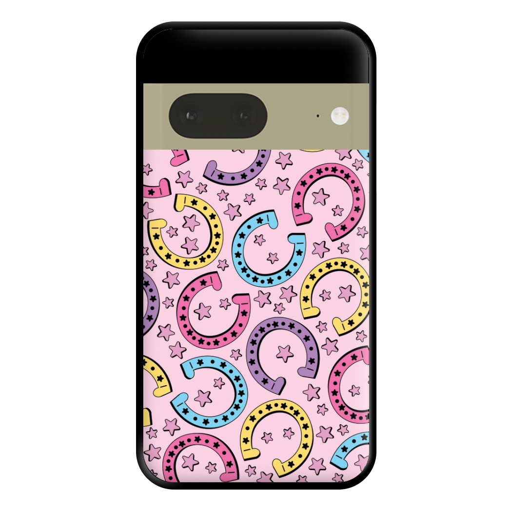 Horseshoe Pattern - Horses Phone Case for Google Pixel 7a