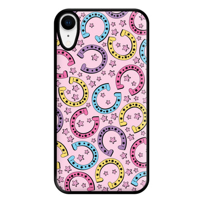 Horseshoe Pattern - Horses Phone Case for iPhone XR