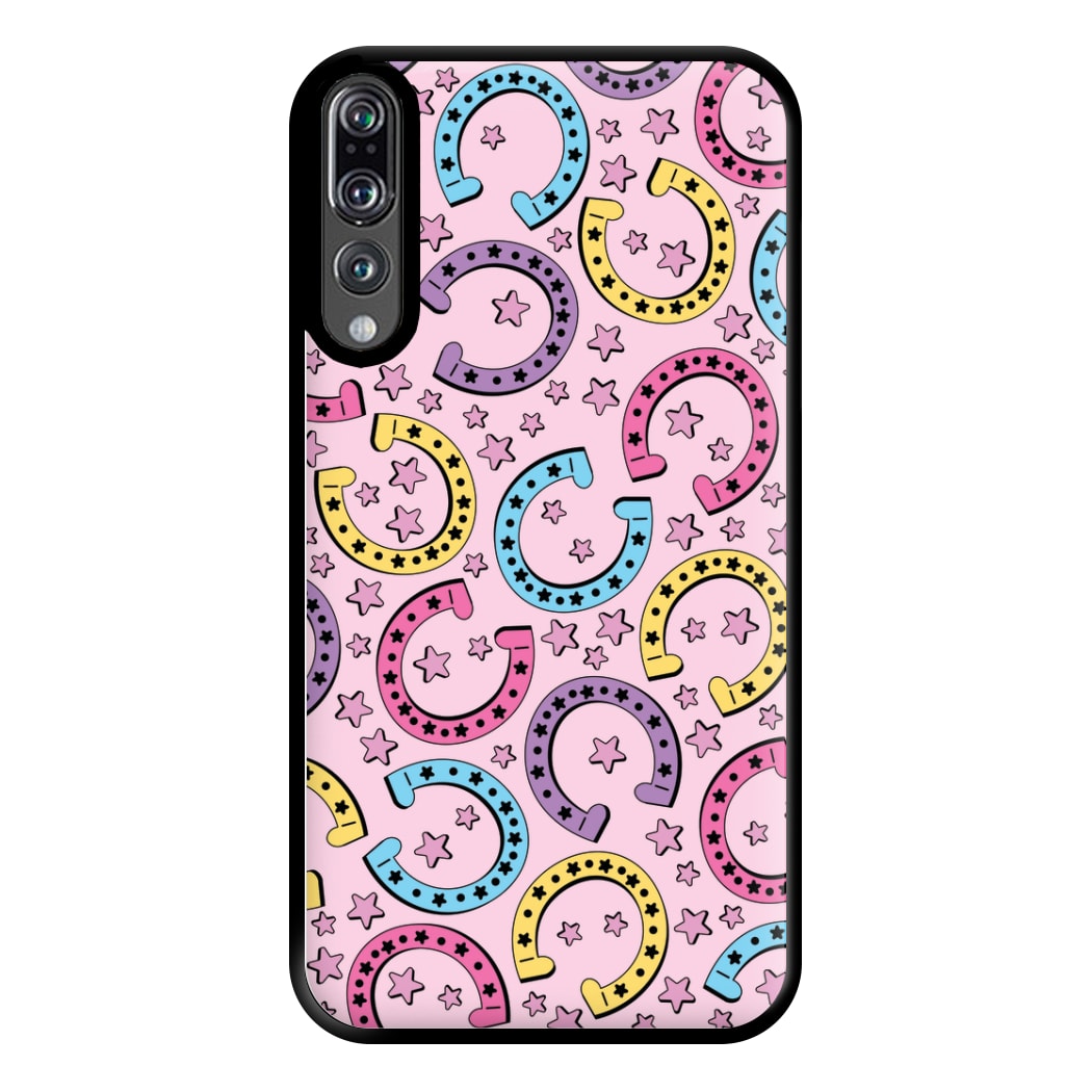 Horseshoe Pattern - Horses Phone Case for Huawei P20 Pro