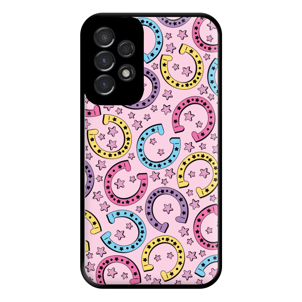 Horseshoe Pattern - Horses Phone Case for Galaxy A53