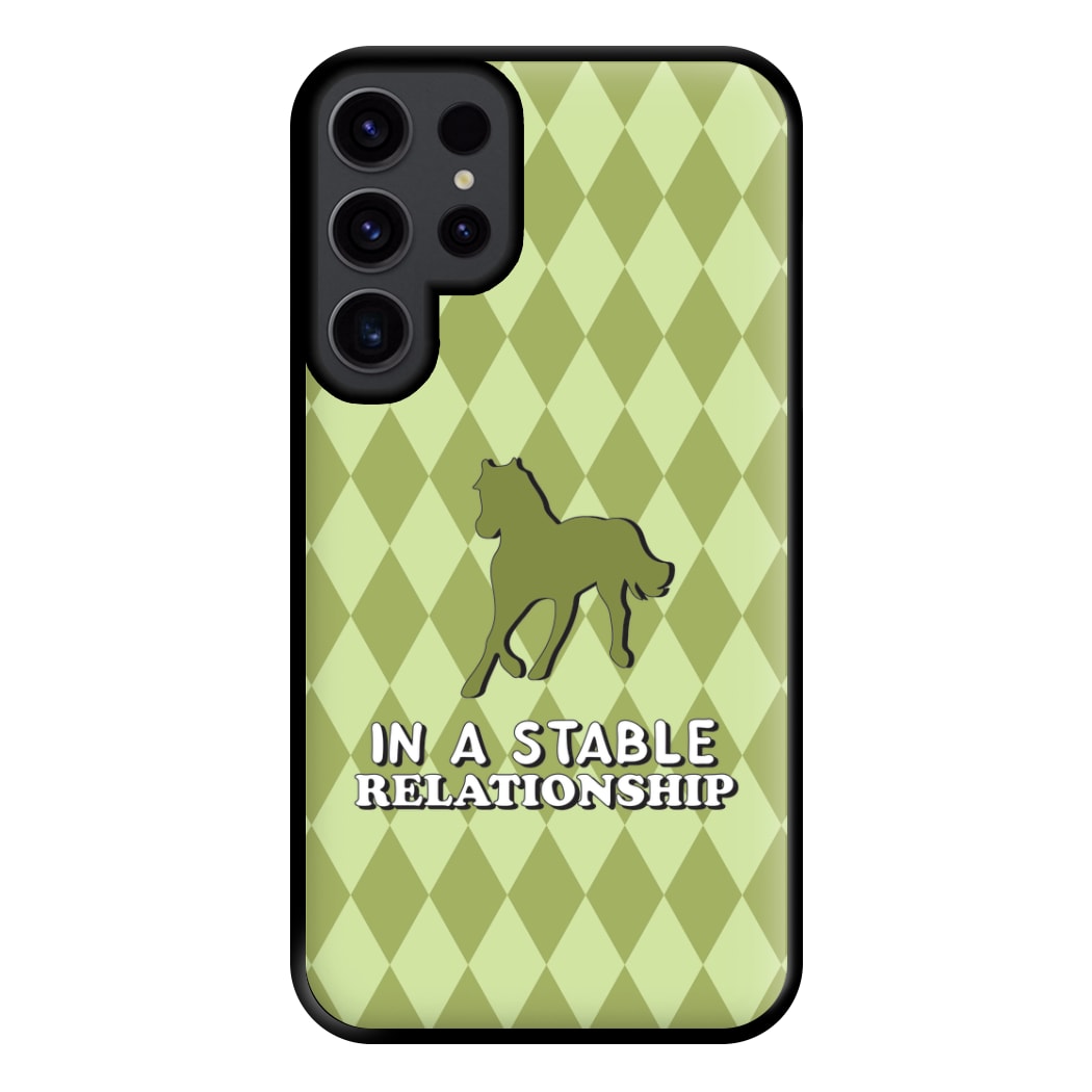 In A Stable Relationship - Horses Phone Case for Galaxy S23 Ultra