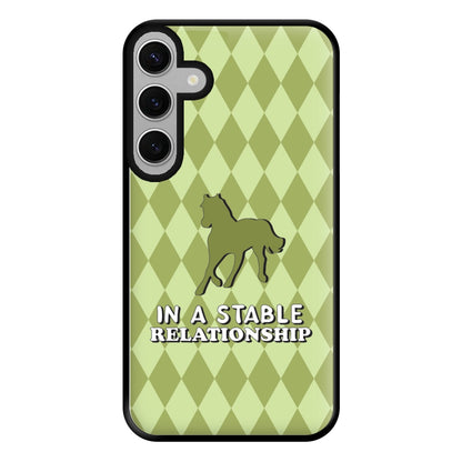 In A Stable Relationship - Horses Phone Case for Galaxy S24FE