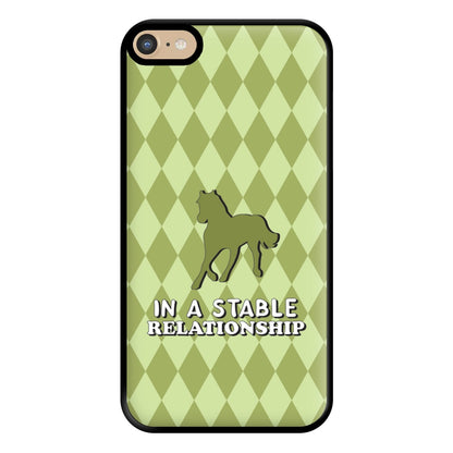 In A Stable Relationship - Horses Phone Case for iPhone 6 Plus / 7 Plus / 8 Plus