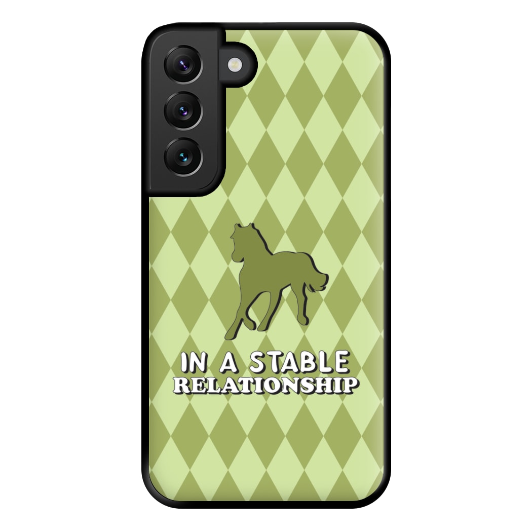 In A Stable Relationship - Horses Phone Case for Galaxy S22 Plus