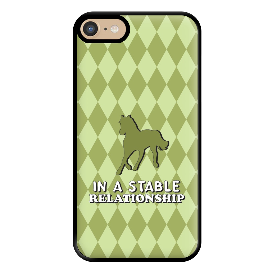 In A Stable Relationship - Horses Phone Case for iPhone 6 / 7 / 8 / SE