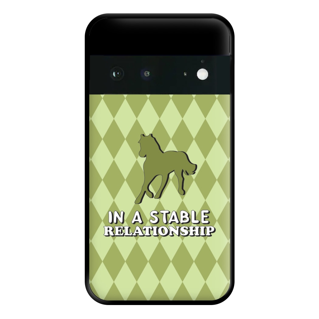 In A Stable Relationship - Horses Phone Case for Google Pixel 6a