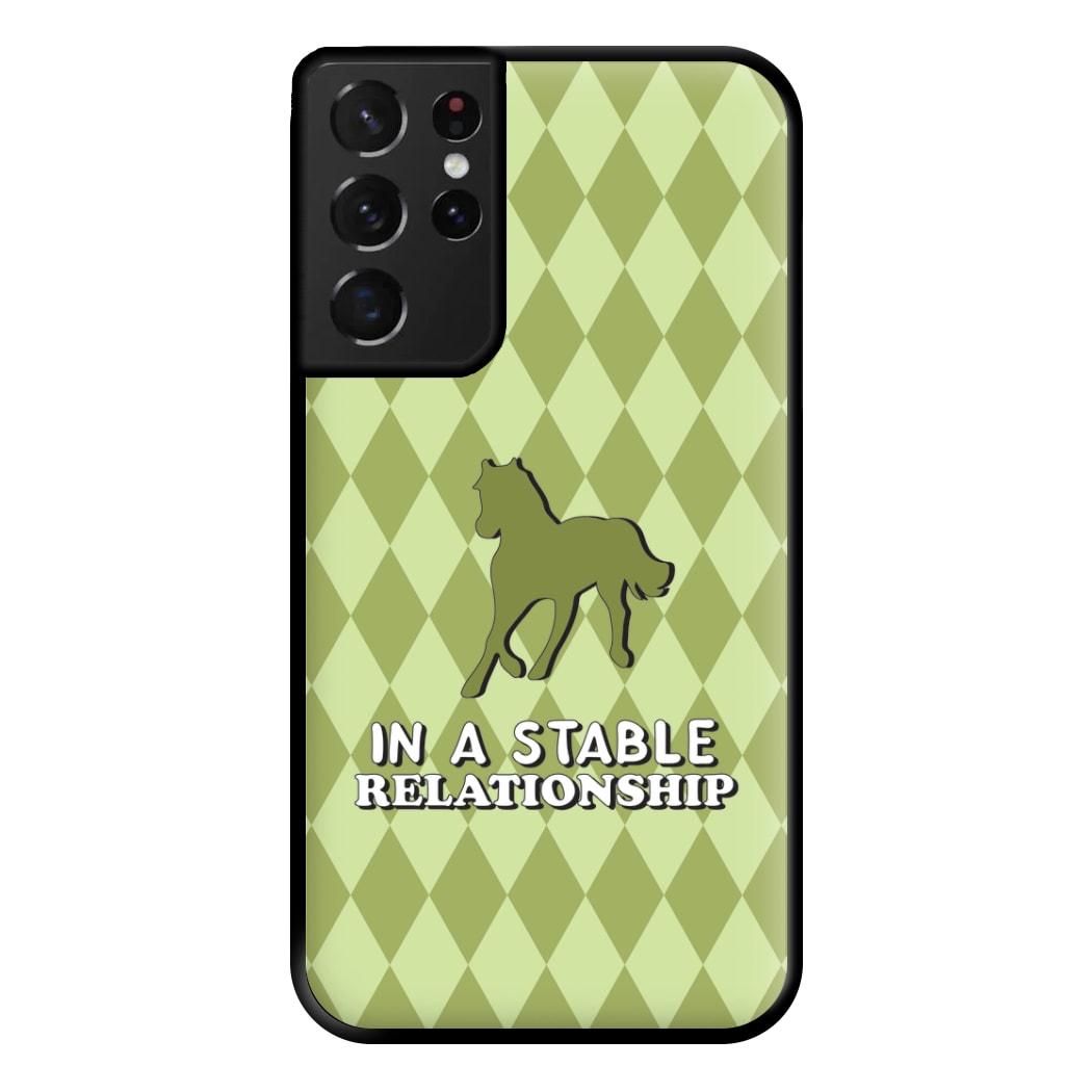 In A Stable Relationship - Horses Phone Case for Galaxy S21 Ultra