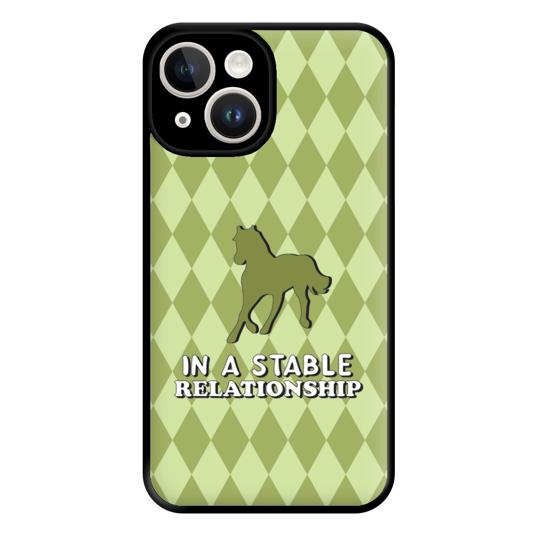 In A Stable Relationship - Horses Phone Case for iPhone 14