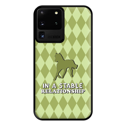 In A Stable Relationship - Horses Phone Case for Galaxy S20 Ultra