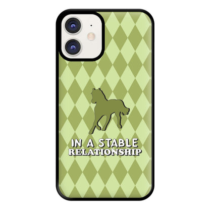 In A Stable Relationship - Horses Phone Case for iPhone 11