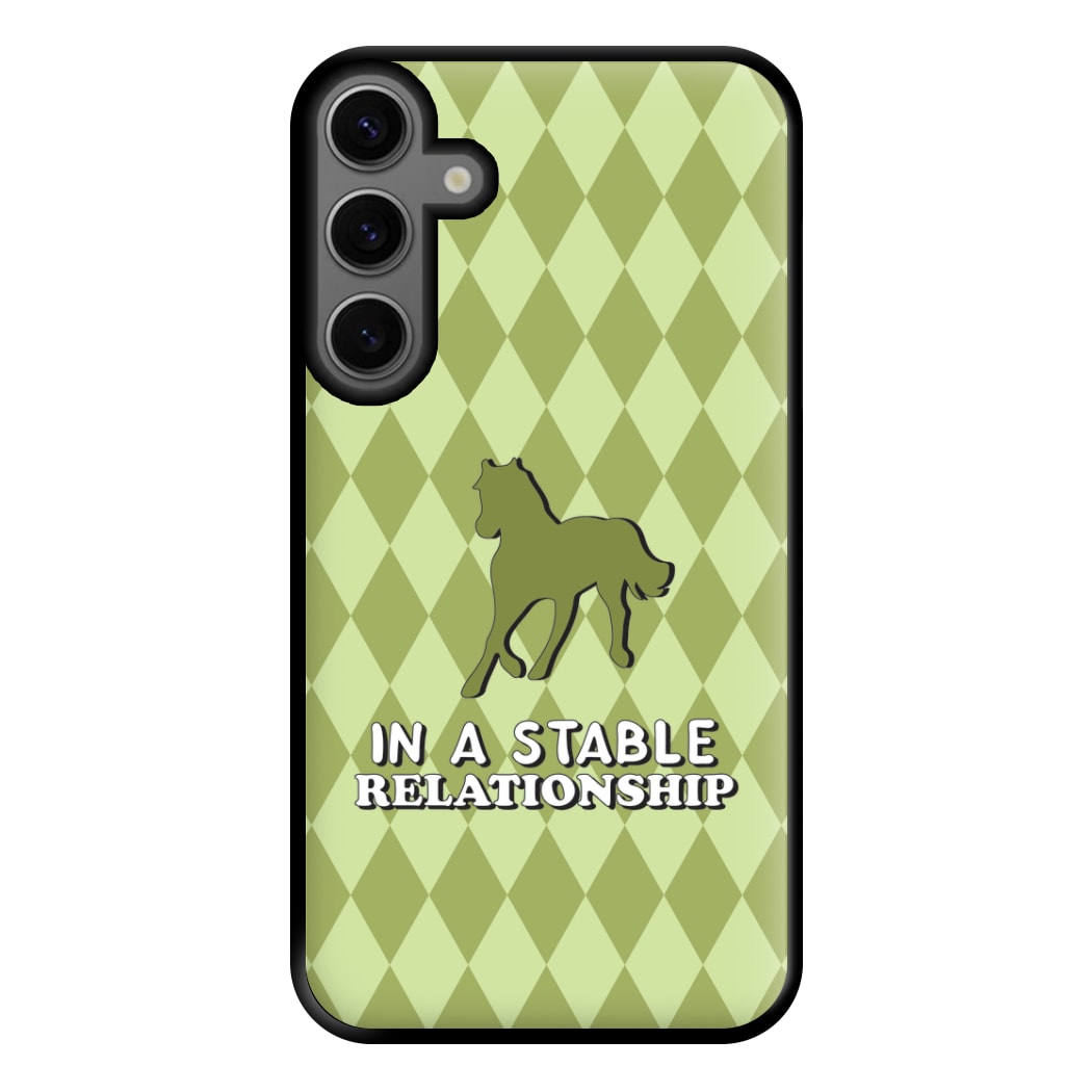 In A Stable Relationship - Horses Phone Case for Galaxy S23FE