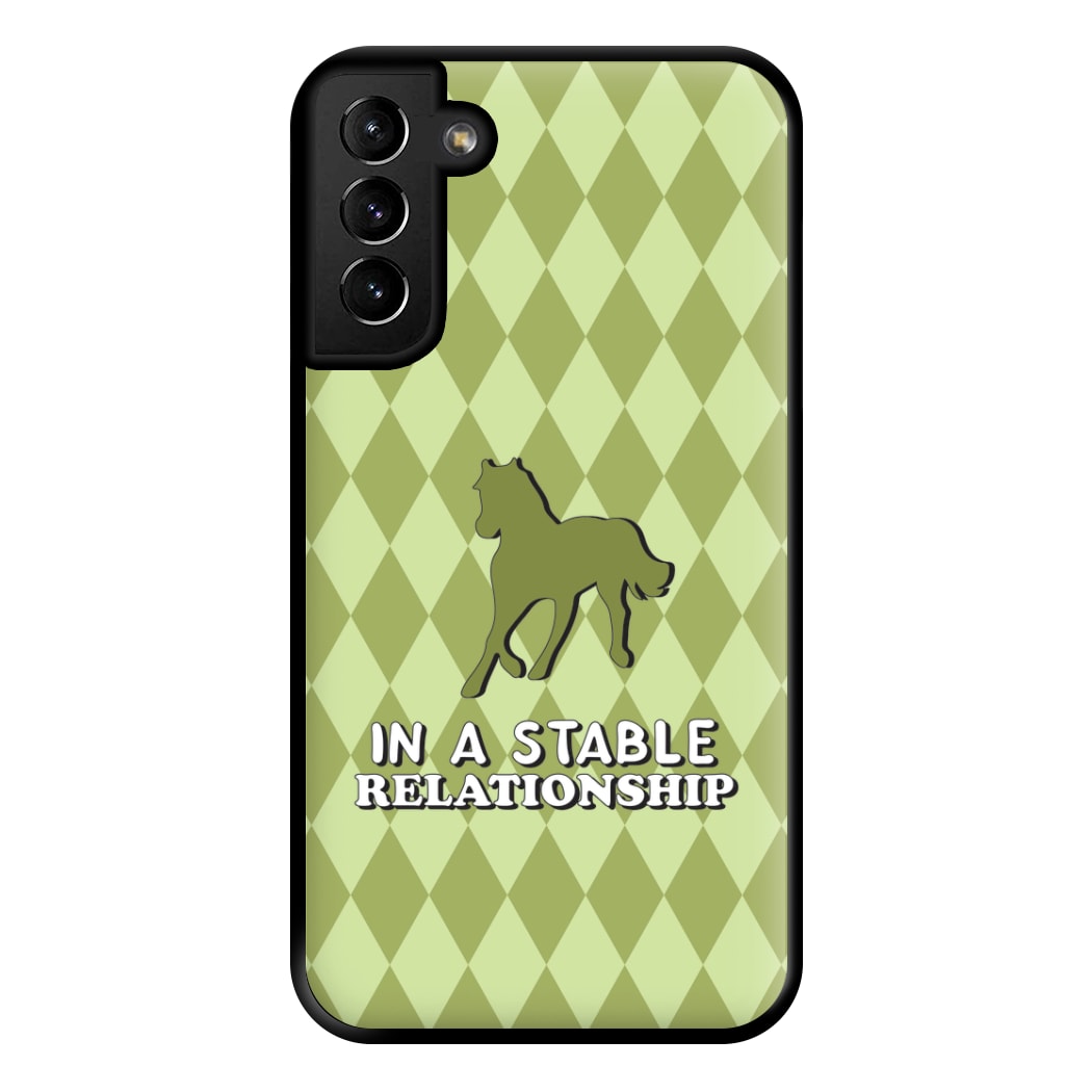 In A Stable Relationship - Horses Phone Case for Galaxy S21 Plus