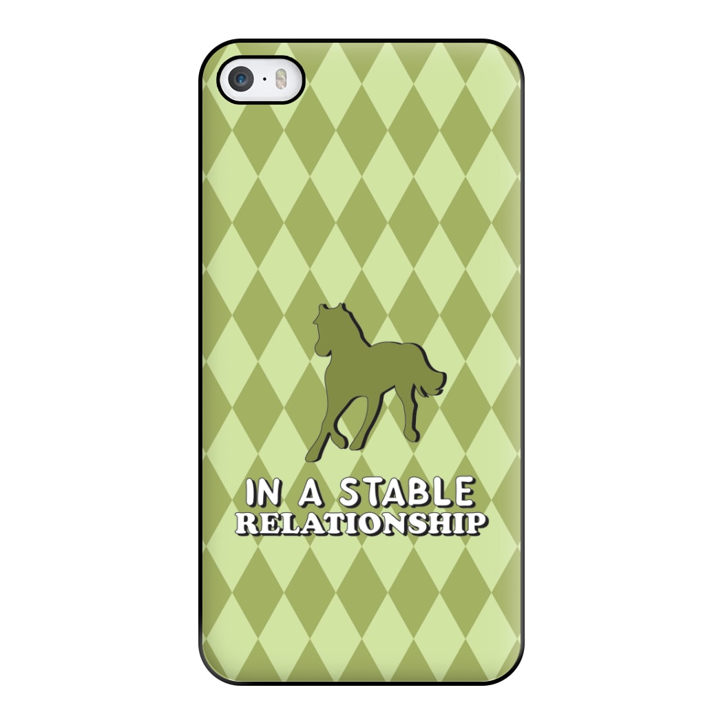 In A Stable Relationship - Horses Phone Case for iPhone 5 / 5s / SE 2016