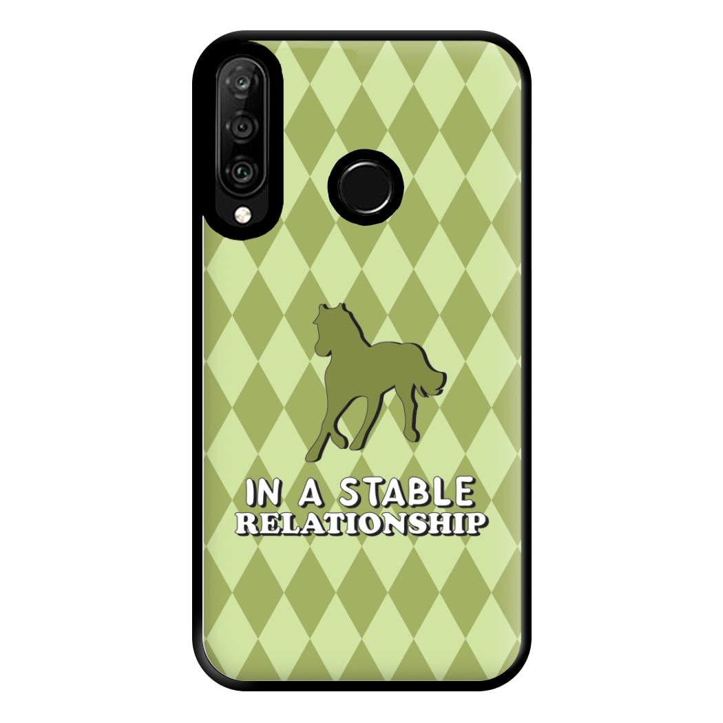 In A Stable Relationship - Horses Phone Case for Huawei P30 Lite