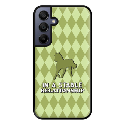 In A Stable Relationship - Horses Phone Case for Galaxy A15