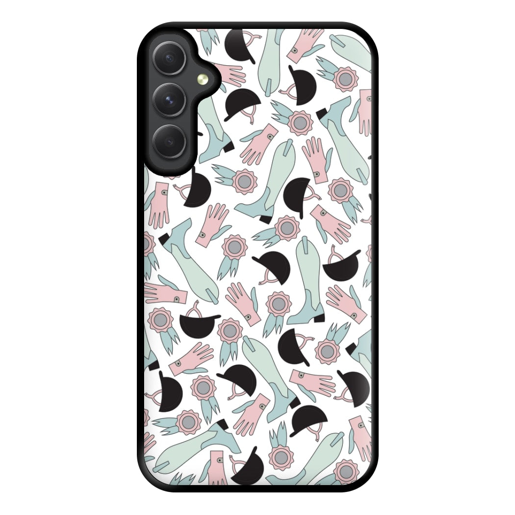 Clothing Patterns - Horses Phone Case for Galaxy A54