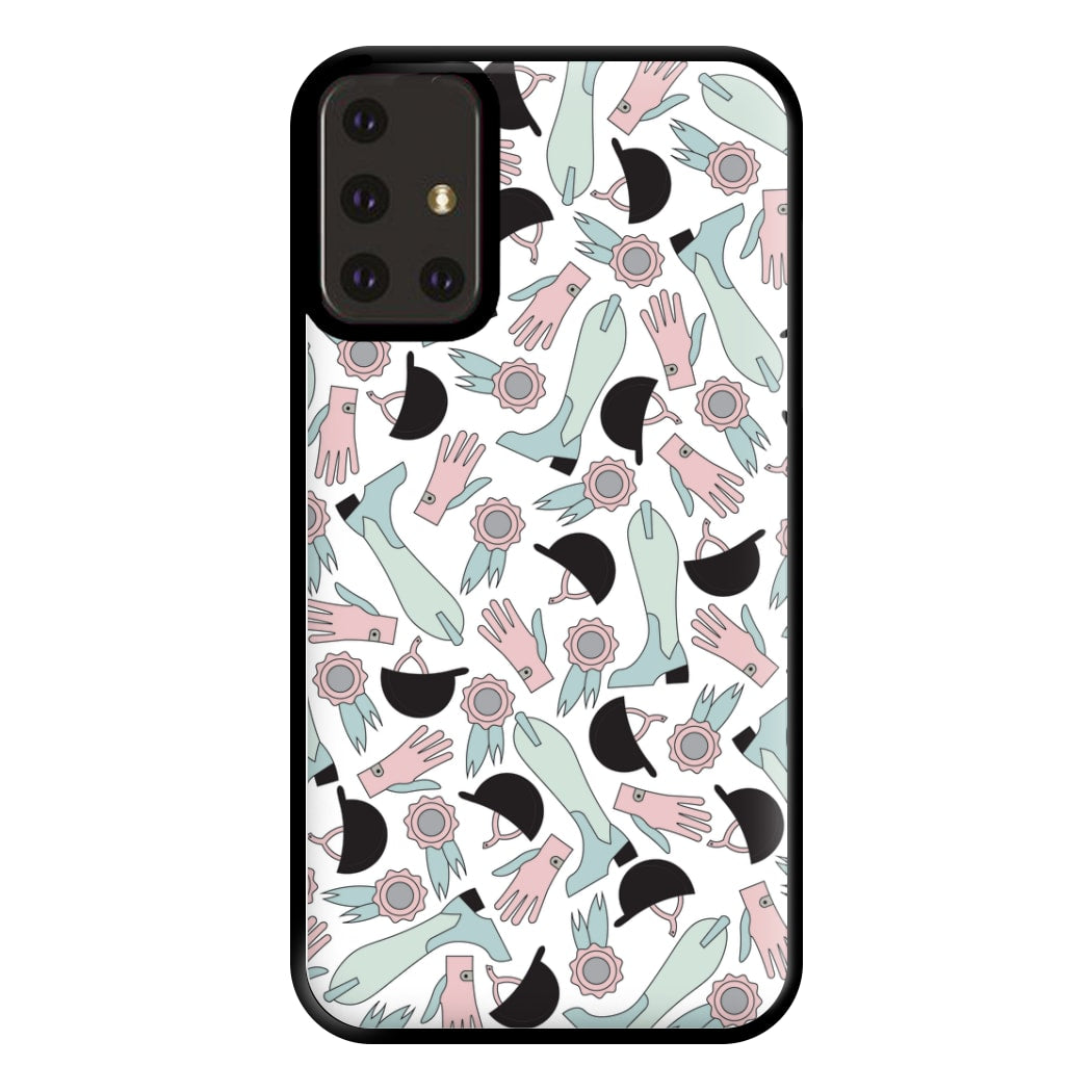 Clothing Patterns - Horses Phone Case for Galaxy A71