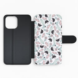 Clothing Patterns - Horses Flip Phone Case