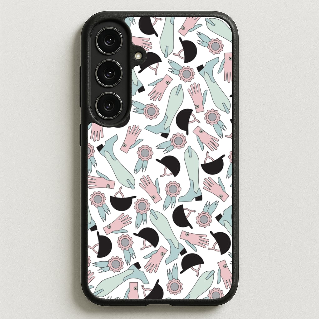 Clothing Patterns - Horses Phone Case for Galaxy S25FE