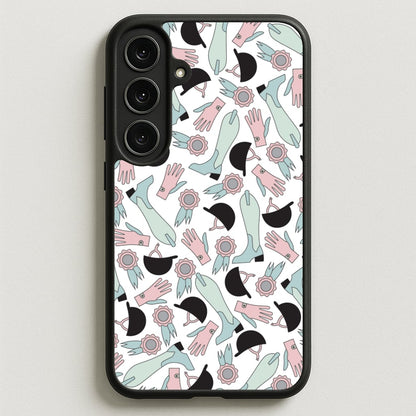 Clothing Patterns - Horses Phone Case for Galaxy S25FE
