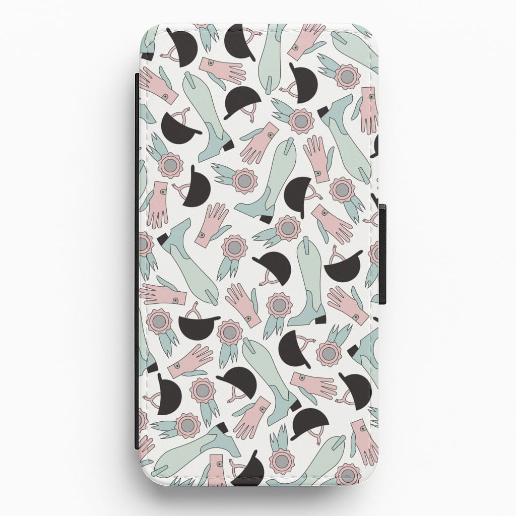 Clothing Patterns - Horses Flip / Wallet Phone Case