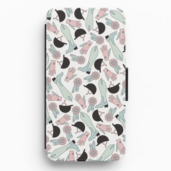Clothing Patterns - Horses Flip / Wallet Phone Case
